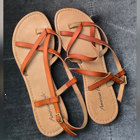 American Eagle Outfitters Shoes - 5 for $ 25 Bundle Deal - American Eagle Outfitters Womens Brown Strappy Sandals